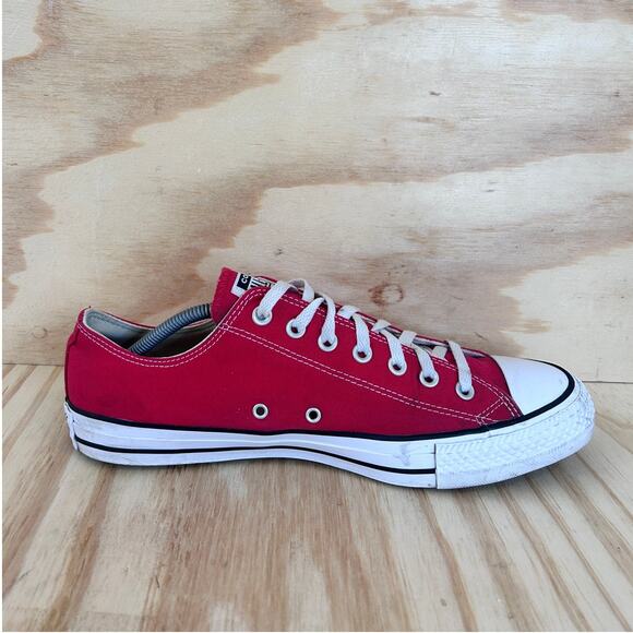 Converse All Star - Chuck Taylor Ox Low - Sneakers - Red - Men's - 12 - M9696 - Picture 5 of 9